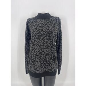 Calvin Klein Womens Leopard print Sweater (B18#8)